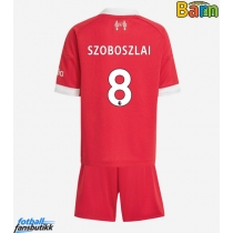 Liverpool Dominik Szoboszlai #8 Hjemmedraktsett Barn 2025-26 Kortermet (+ Korte bukser)